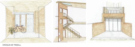 115ARI Single-Family Home Between Party Walls in Sabadell