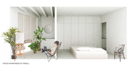 115ARI Single-Family Home Between Party Walls in Sabadell