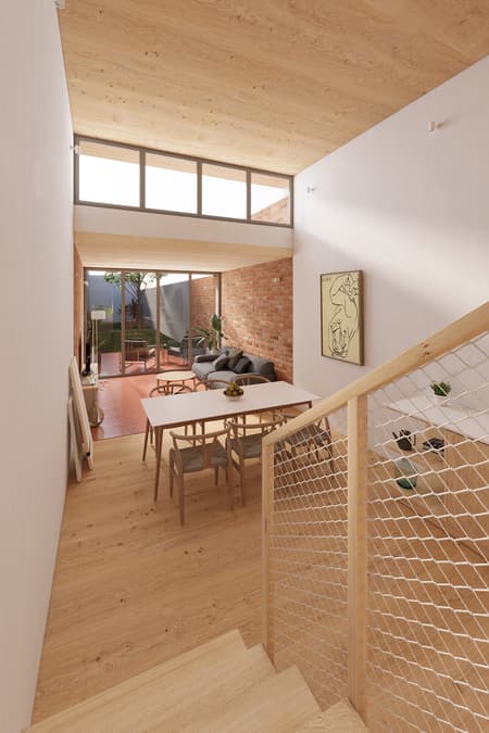 115ARI Single-Family Home Between Party Walls in Sabadell