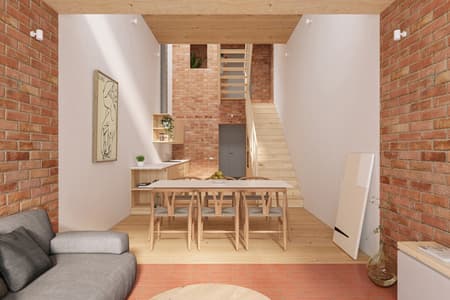 115ARI Single-Family Home Between Party Walls in Sabadell