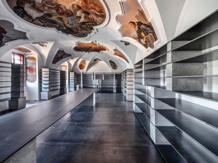 Library in the Monastery in Želiv