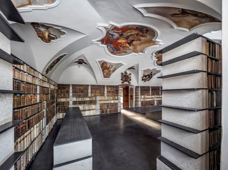 Library in the Monastery in Želiv