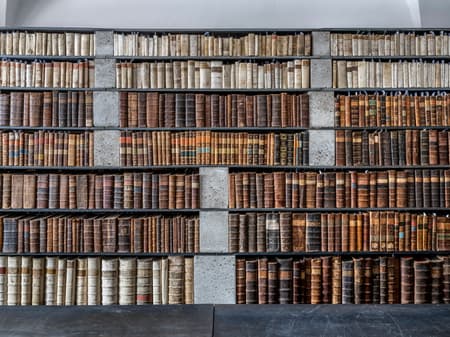 Library in the Monastery in Želiv