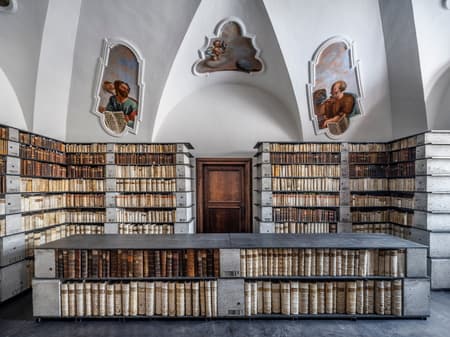 Library in the Monastery in Želiv