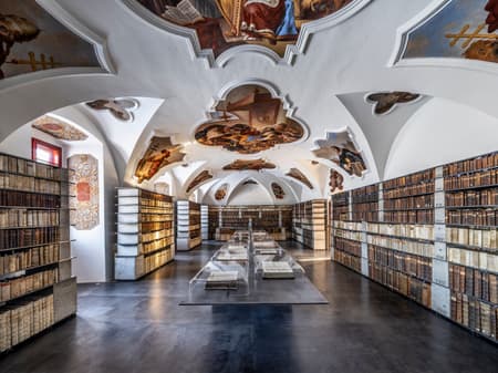 Library in the Monastery in Želiv