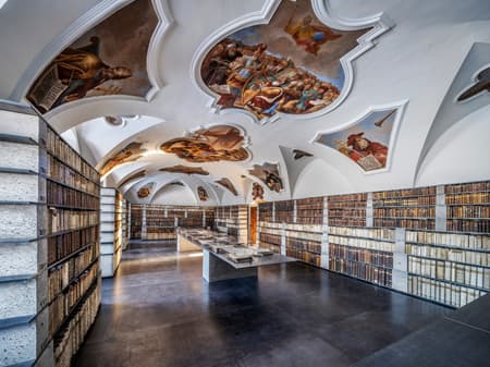 Library in the Monastery in Želiv