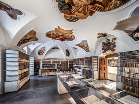 Library in the Monastery in Želiv
