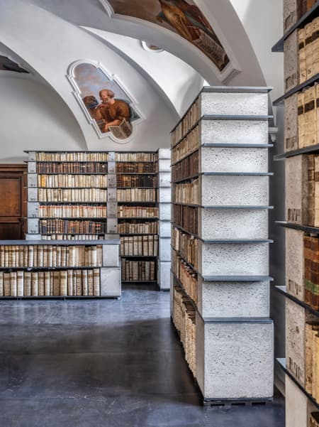 Library in the Monastery in Želiv