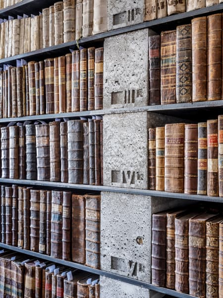 Library in the Monastery in Želiv