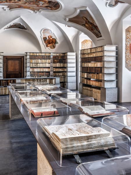 Library in the Monastery in Želiv