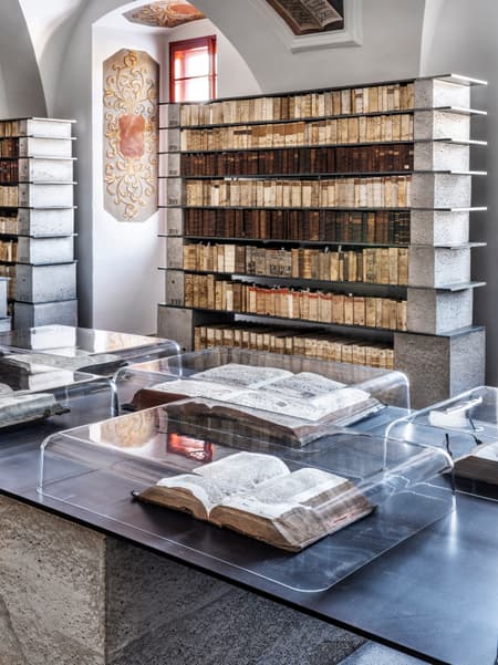 Library in the Monastery in Želiv