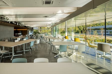 Eisai Kawashima Industrial Park Cafeteria and Office