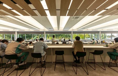 Eisai Kawashima Industrial Park Cafeteria and Office