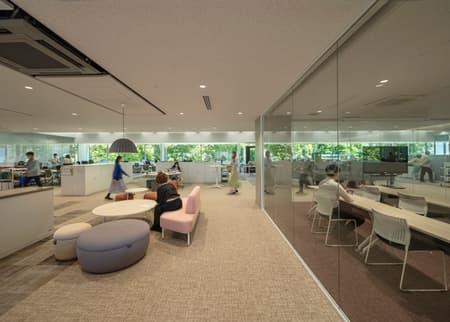 Eisai Kawashima Industrial Park Cafeteria and Office
