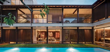 Five Courtyard House