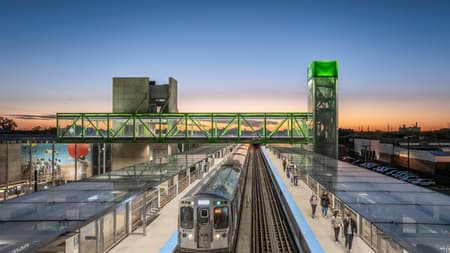 Damen Green Line Station