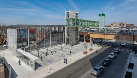Damen Green Line Station