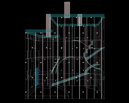 Housing with Pink Chimneys