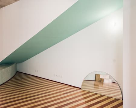 Housing with Pink Chimneys