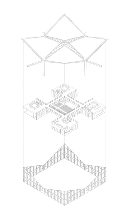 Hyparschale Building Hall  