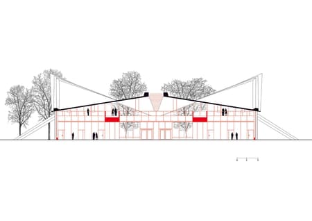 Hyparschale Building Hall  