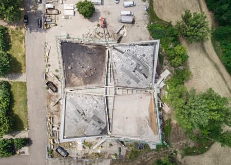 Hyparschale Building Hall  