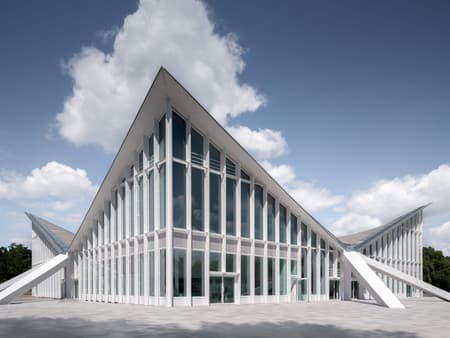 Hyparschale Building Hall  