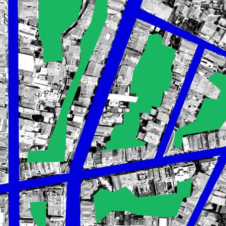 Oasis under a Building