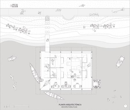 Productive Floating House - La Balsanera