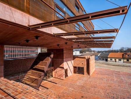 GAMPA and Sféra with Public Spaces of Automatic Mills in Pardubice