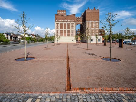 GAMPA and Sféra with Public Spaces of Automatic Mills in Pardubice