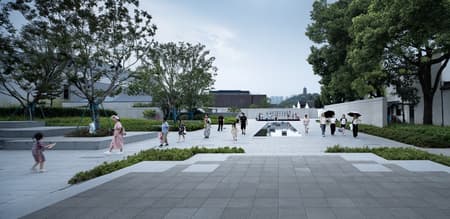 Cai Yuanpei Square and Jiemin Library
