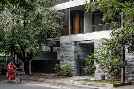 Houses by a Park