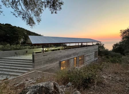 House in an Olive Grove