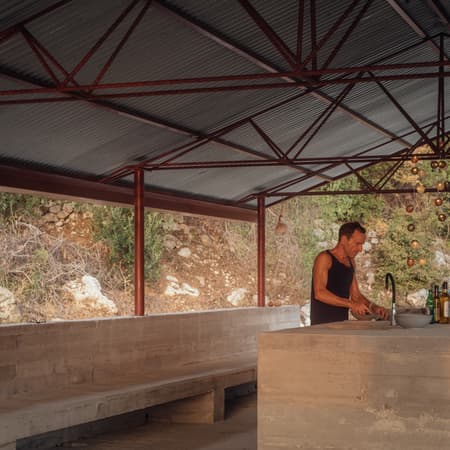 House in an Olive Grove