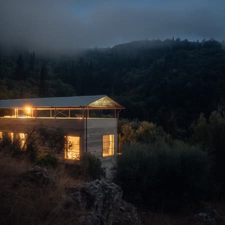 House in an Olive Grove