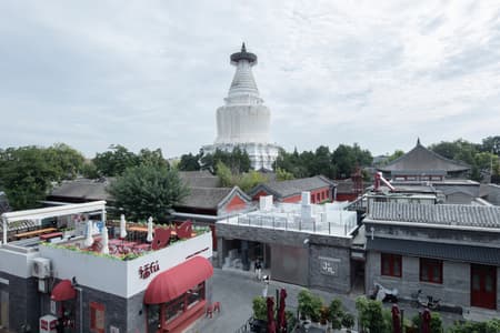 JM Café, White Pagoda Temple in Beijing