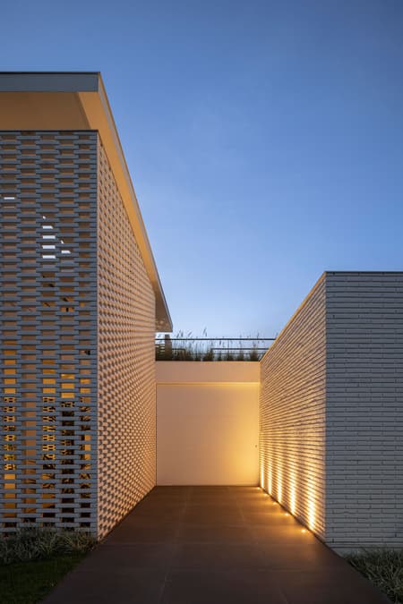 White Bricks House