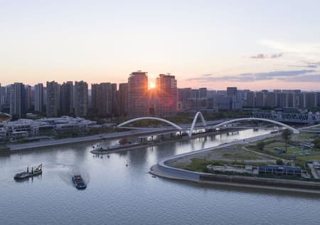 Grand Canal Gateway Bridge - Hangzhou