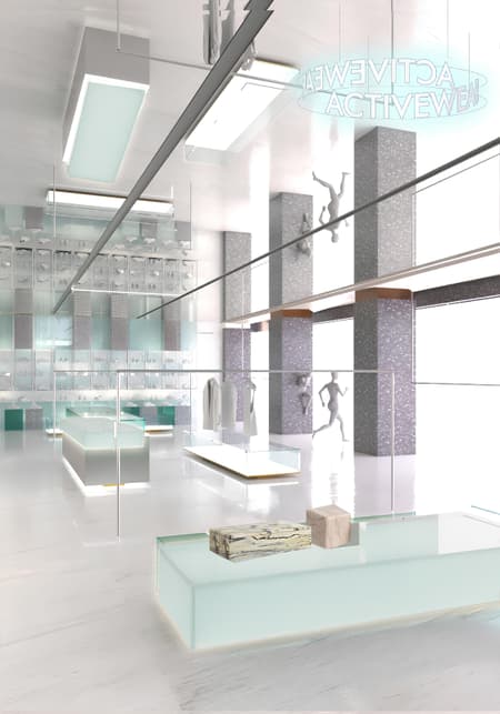 Harvey Nichols Activewear Retail Space in Riyadh