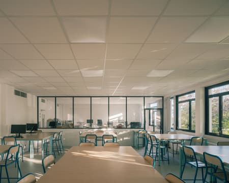 Middle School Cafeteria in Gonesse
