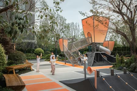Myriad Homes' Lights Traditional Chinese Aesthetic Children's Space Under Kongming Lantern