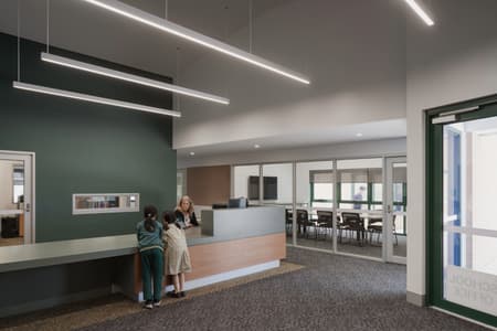 Syndal South Primary School - Main Classroom Building & Library